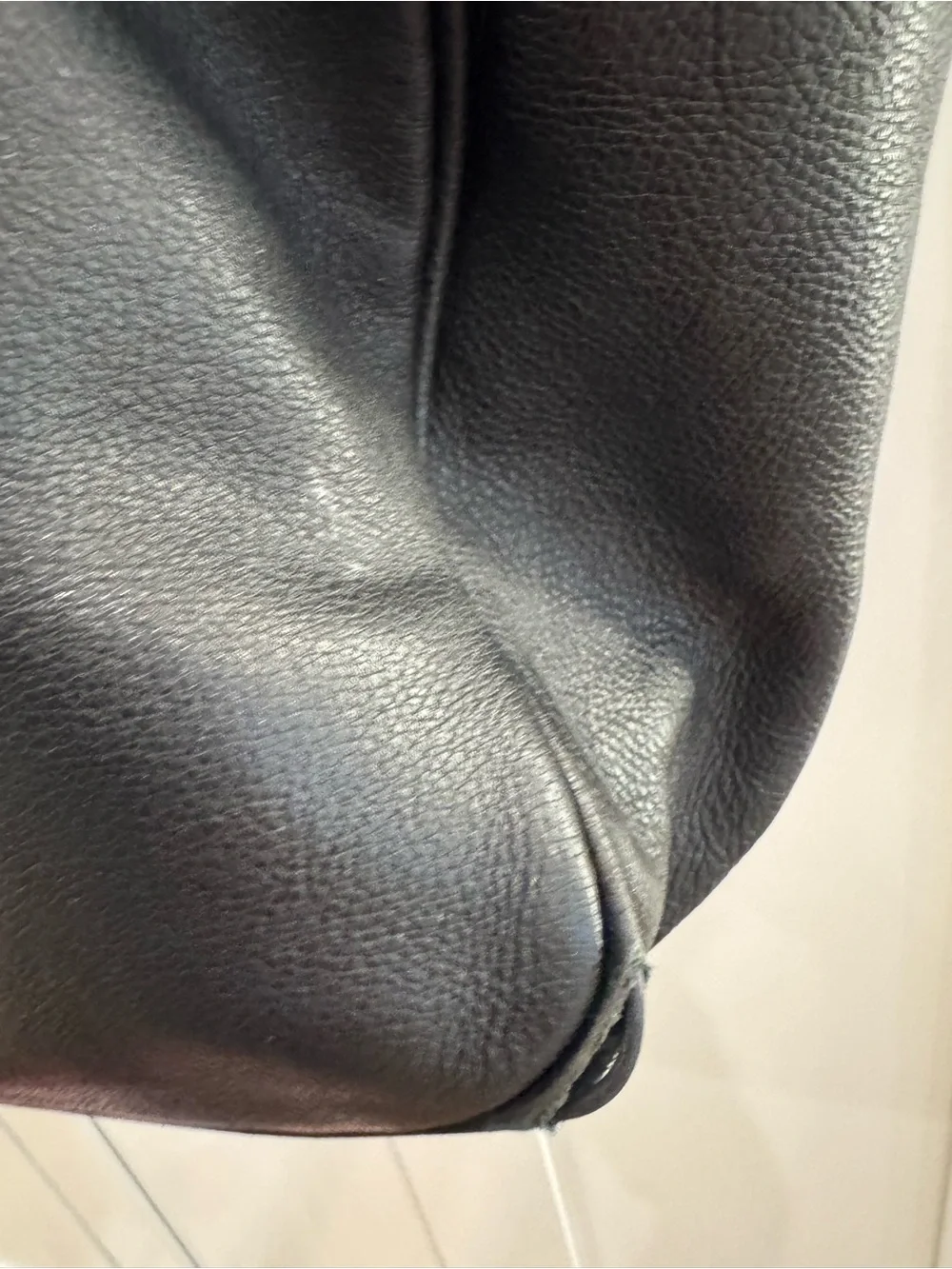 Tory Burch Black Leather Satchel with Gold Hardware